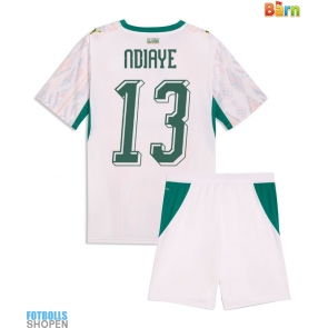 Billiga Senegal Iliman Ndiaye #13 Hemmatröja Barn VM 2026 Kortärmad (+ Korta byxor)